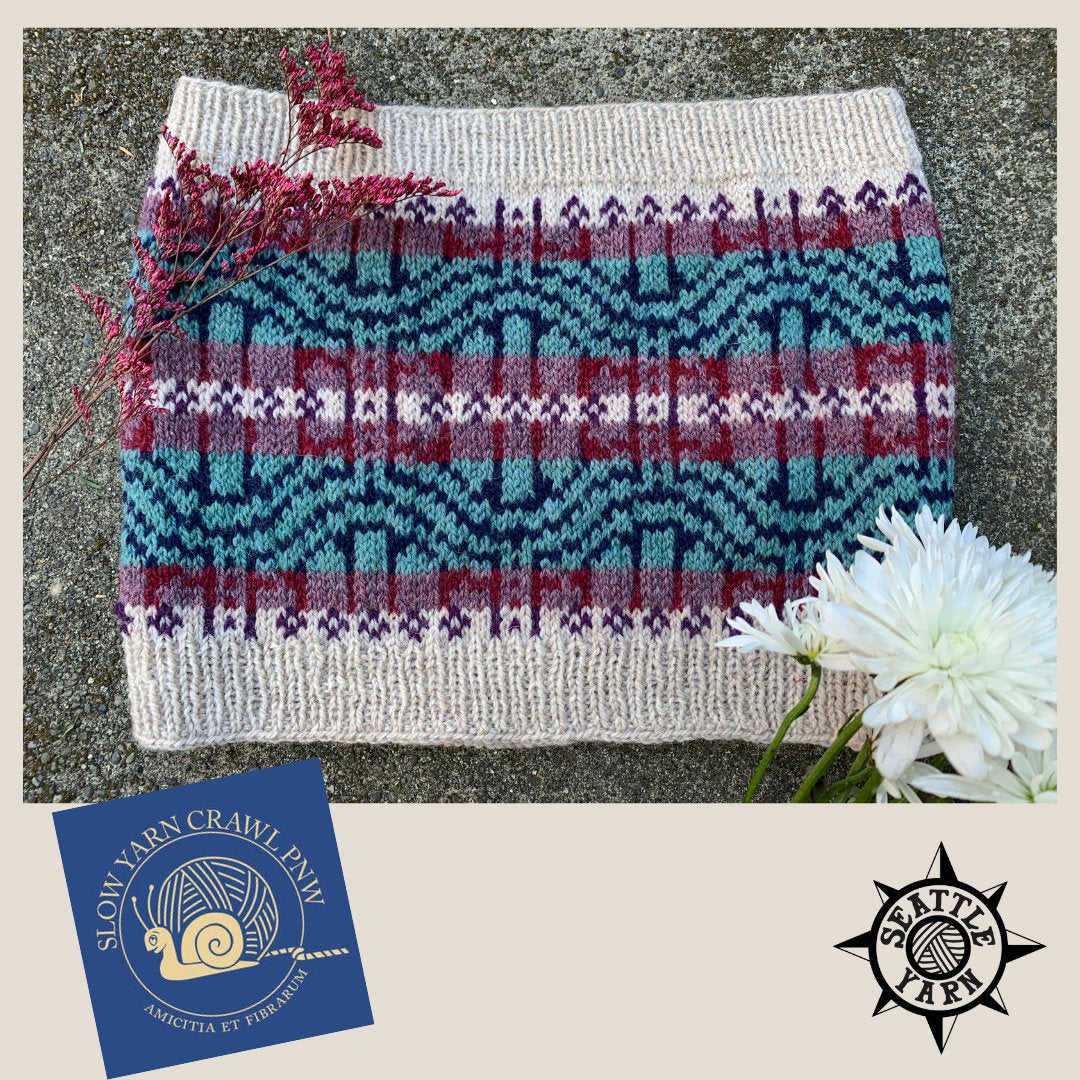 Slow Yarn Crawl 2022 Tagged "enamel pins" Seattle Yarn