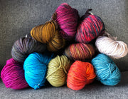 Malabrigo Rios multiple colors in a stack