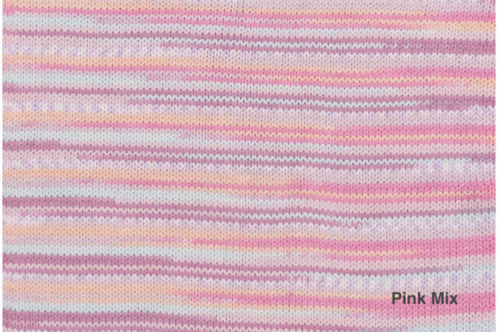 Rico Baby Dream DK swatch-Pink Mix