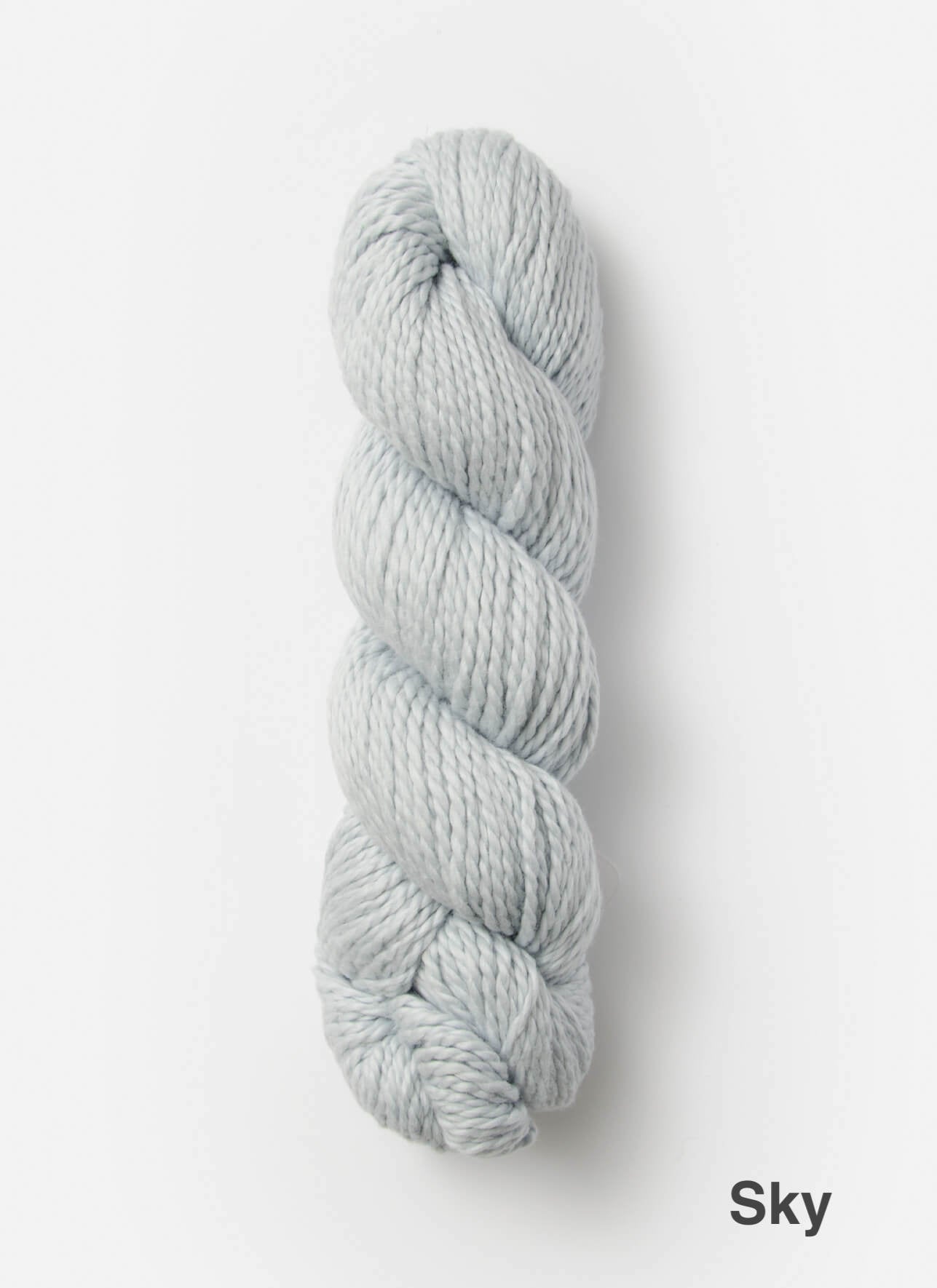 Blue Sky Fibers Organic Cotton Worsted Sky Colorway