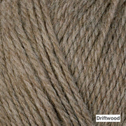 Berroco Ultra Wool DK - Colorway "Driftwood" (muted brown with mild grey heather)