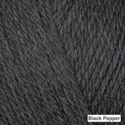 Berroco Ultra Wool DK - Colorway "Black Pepper" (dark neutral grey)