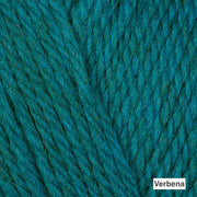 Berroco Ultra Wool DK - Colorway "Verbena" (medium turquoise with mild teal heather)