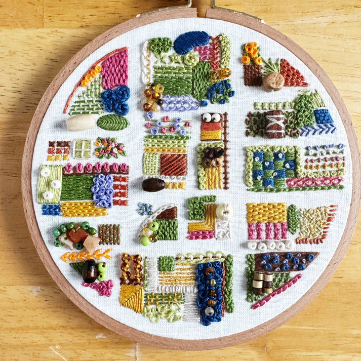 Advanced Embroidery with Rosanna Diggs  August in the Garden