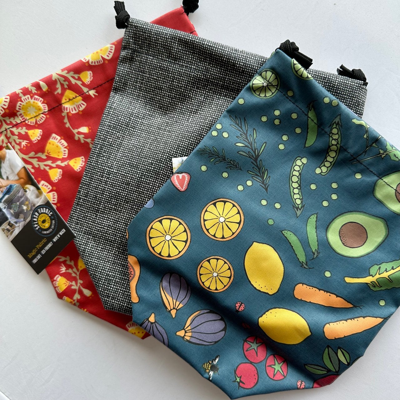 Splash Fabrics Cinch Bag