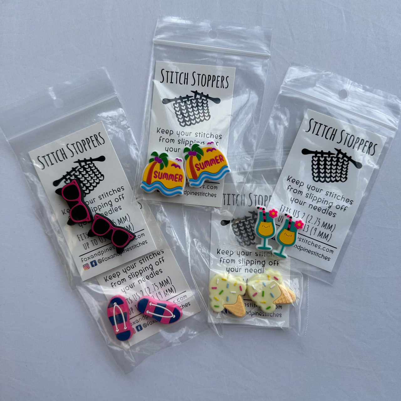 Fox & Pine Stitch Stoppers - Summer Themes