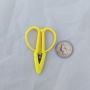 Mini super snips tiny scissors with quarter for scale
