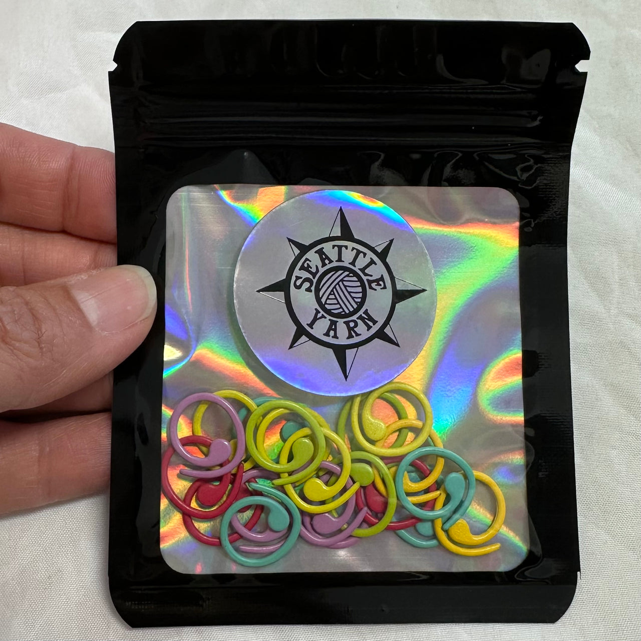 Seattle Yarn Spiral Removable Stitch Markers