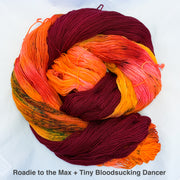 Indigodragonfly Cariboubaa "Roadie to the Max" and "Tiny Bloodsucking Dancer"
