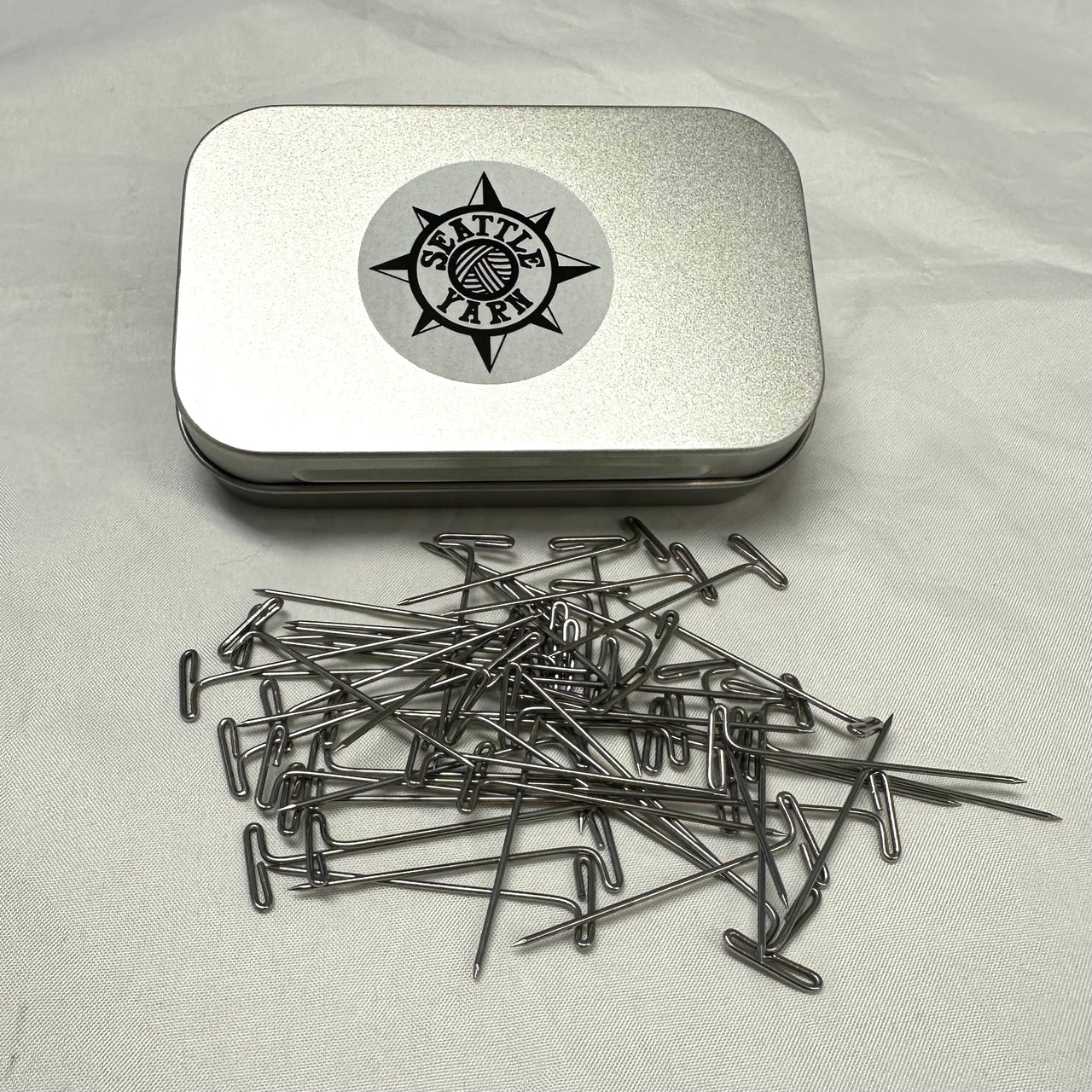 Seattle Yarn T-pin Tin