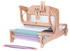 Ashford Wheels and Looms Brooklyn Four Shaft 40cm / 16"" Table Loom seen from the front with weaving on