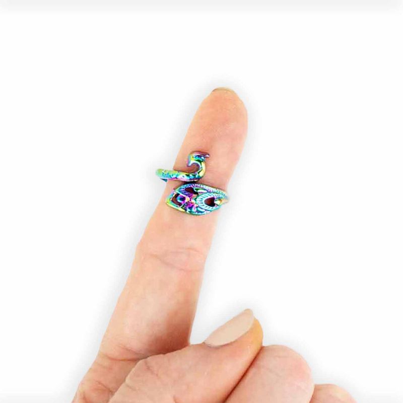 Twice Sheared Sheep Peacock Tensioning Ring
