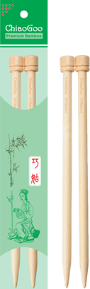 ChiaoGoo Natural (Bamboo) 9" Straight Needles