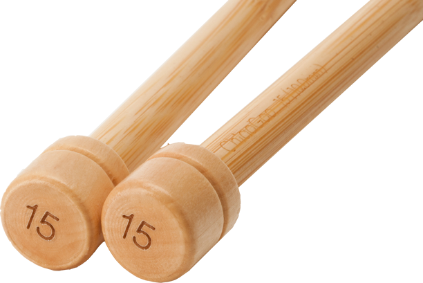 ChiaoGoo Natural (Bamboo) 9" Straight Needles