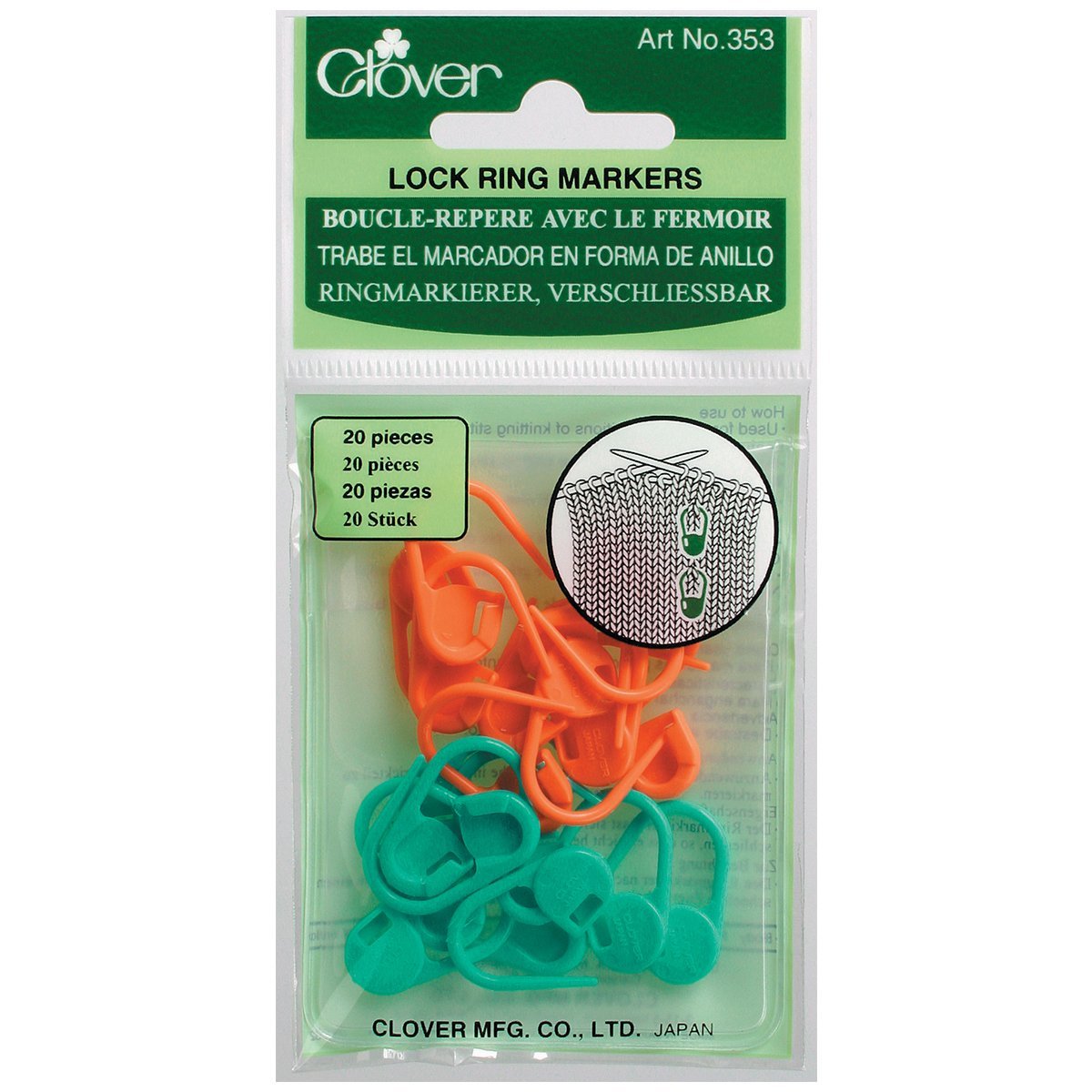 Clover Locking Stitch Markers