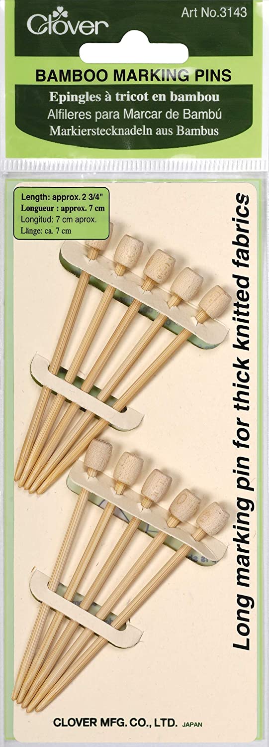 Clover Bamboo Marking Pins