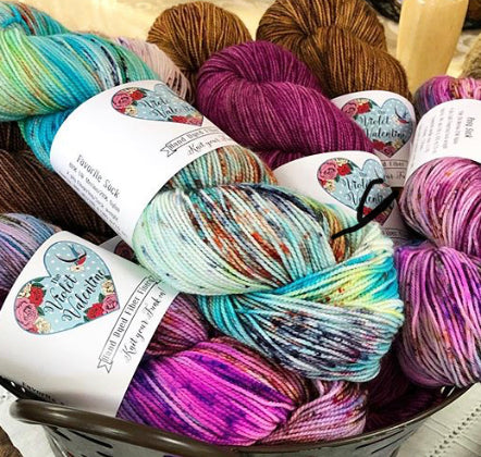 The Violet Valentine Favorite Sock