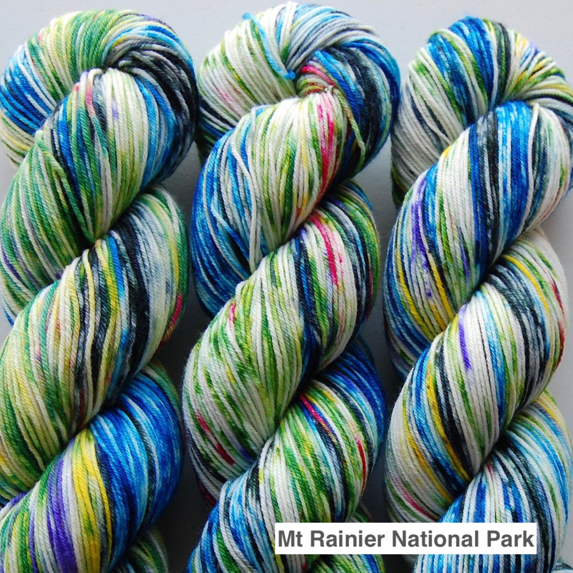 Knitted Wit National Parks Mt Rainier