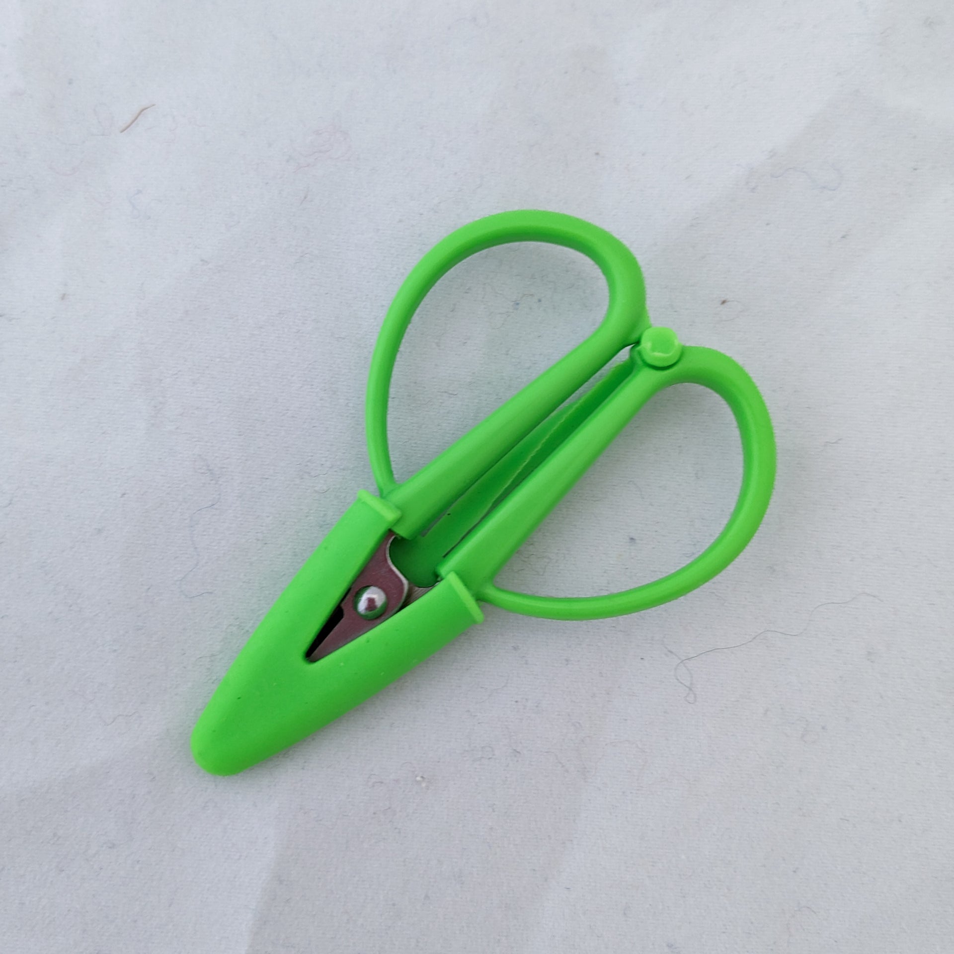 Mini super snips tiny scissors neon green
