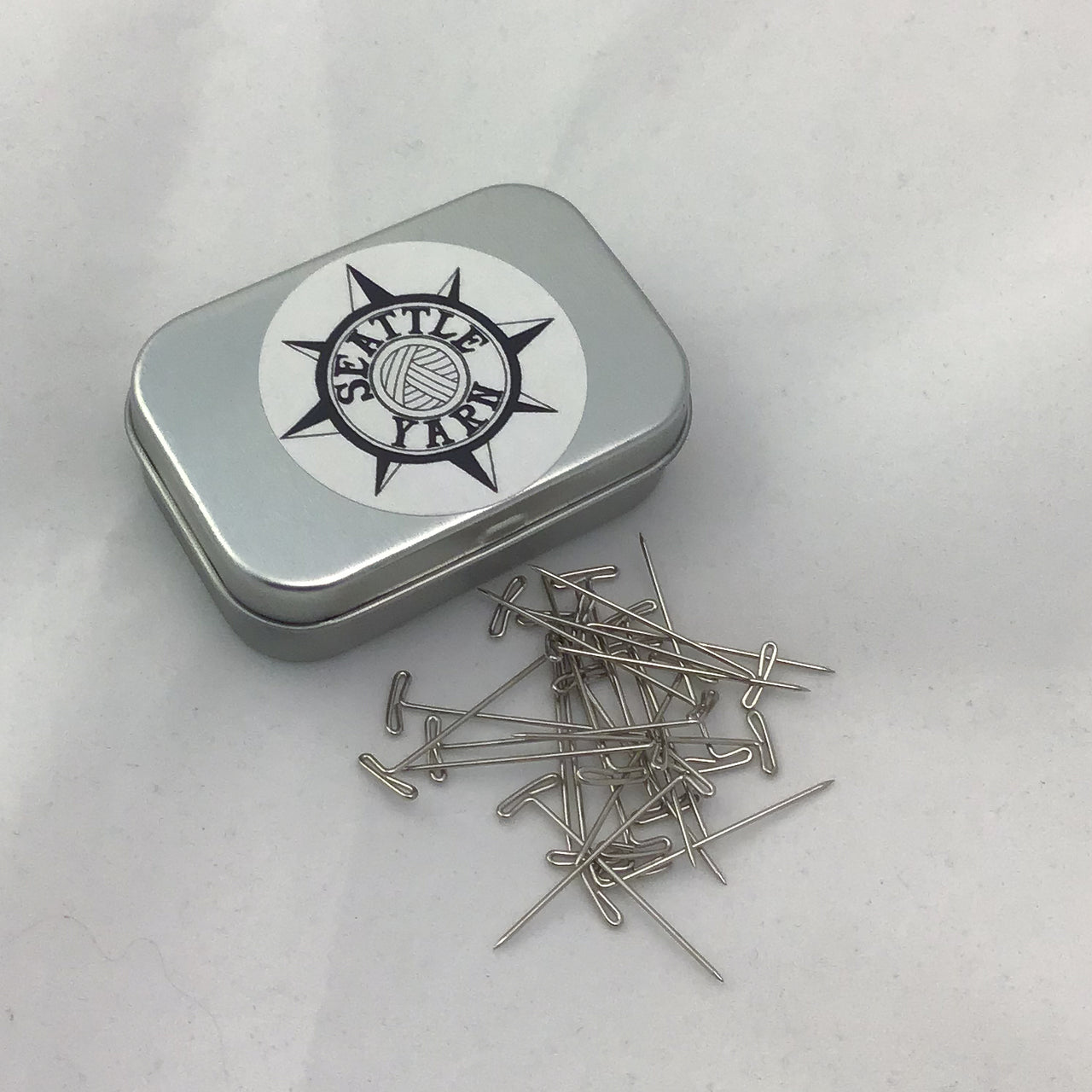 Seattle Yarn T-pin Tin
