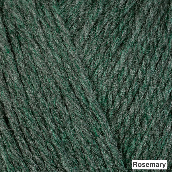 Berroco Ultra Wool DK - Colorway "Rosemary" (muted green with mild grey-green heather)