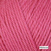 Berroco Ultra Wool DK - Colorway "Hibiscus" (bright red-toned pink)