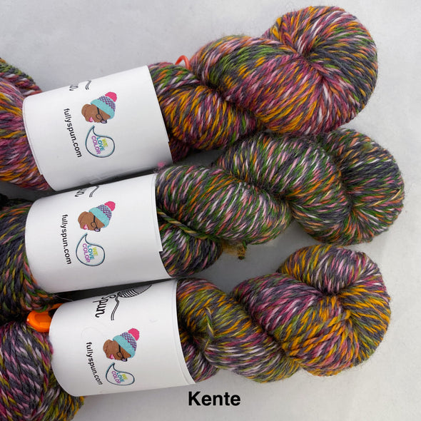 Fully Spun Marled yarn - Kente