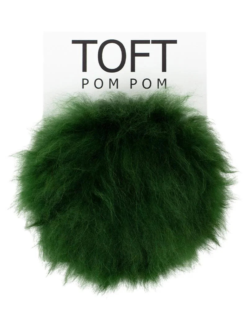 TOFT Alpaca Fur Pom Poms, Brights and Colors