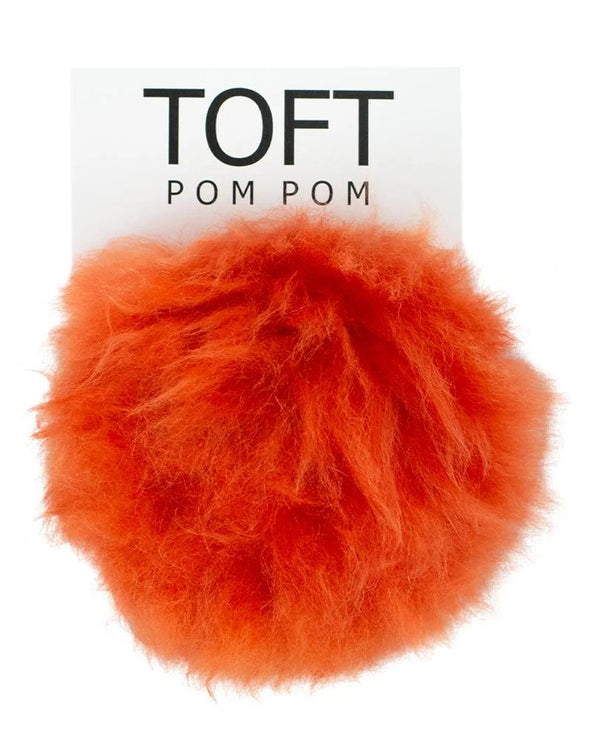 TOFT Alpaca Fur Pom Poms, Brights and Colors