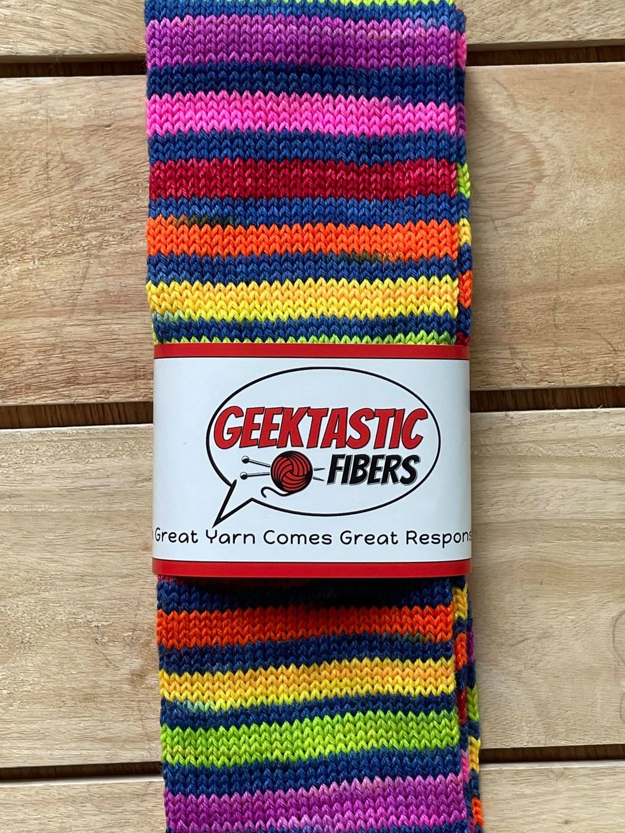 Fandoms and Fibers,  Superhero Sock, Self-striping, 10/12 repeats