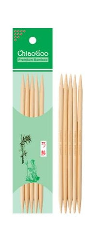 ChiaoGoo Natural (Bamboo) Double Point Needles